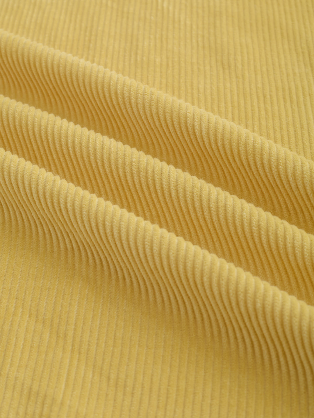 Sunmelt Mustard Corduroy Oversized Double Pocket Crop Shacket