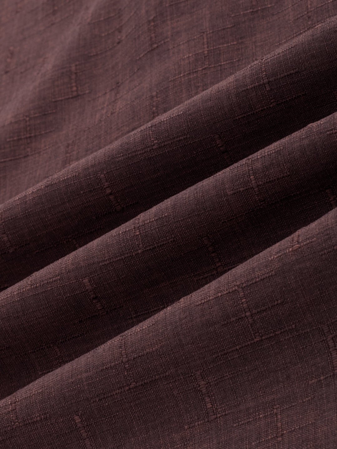 Chocolate Brown Minimal Textured Kurta