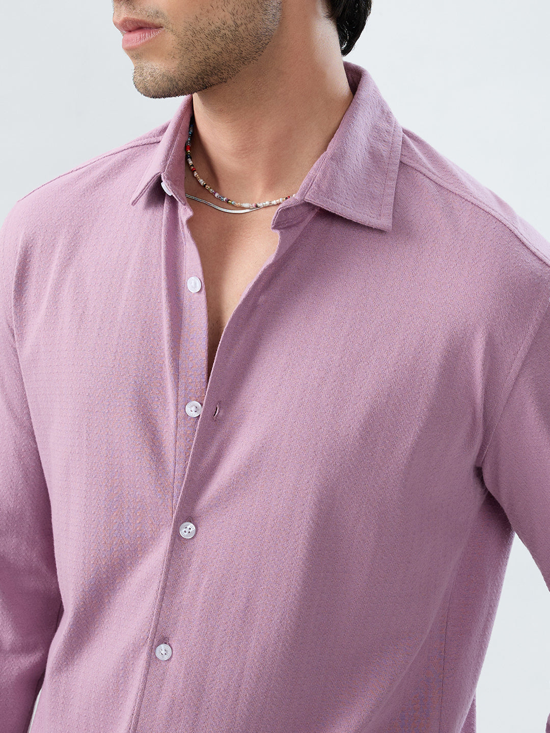 Elegant Turkish Rose Pink Knitted Shirt