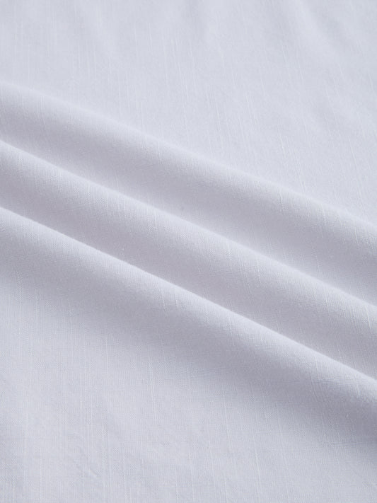 Grey Haze Drift Textured Relaxed Shirt