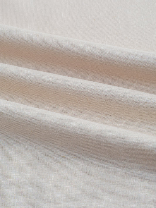 Premium Beige Slub Textured Linen Blend Kurta