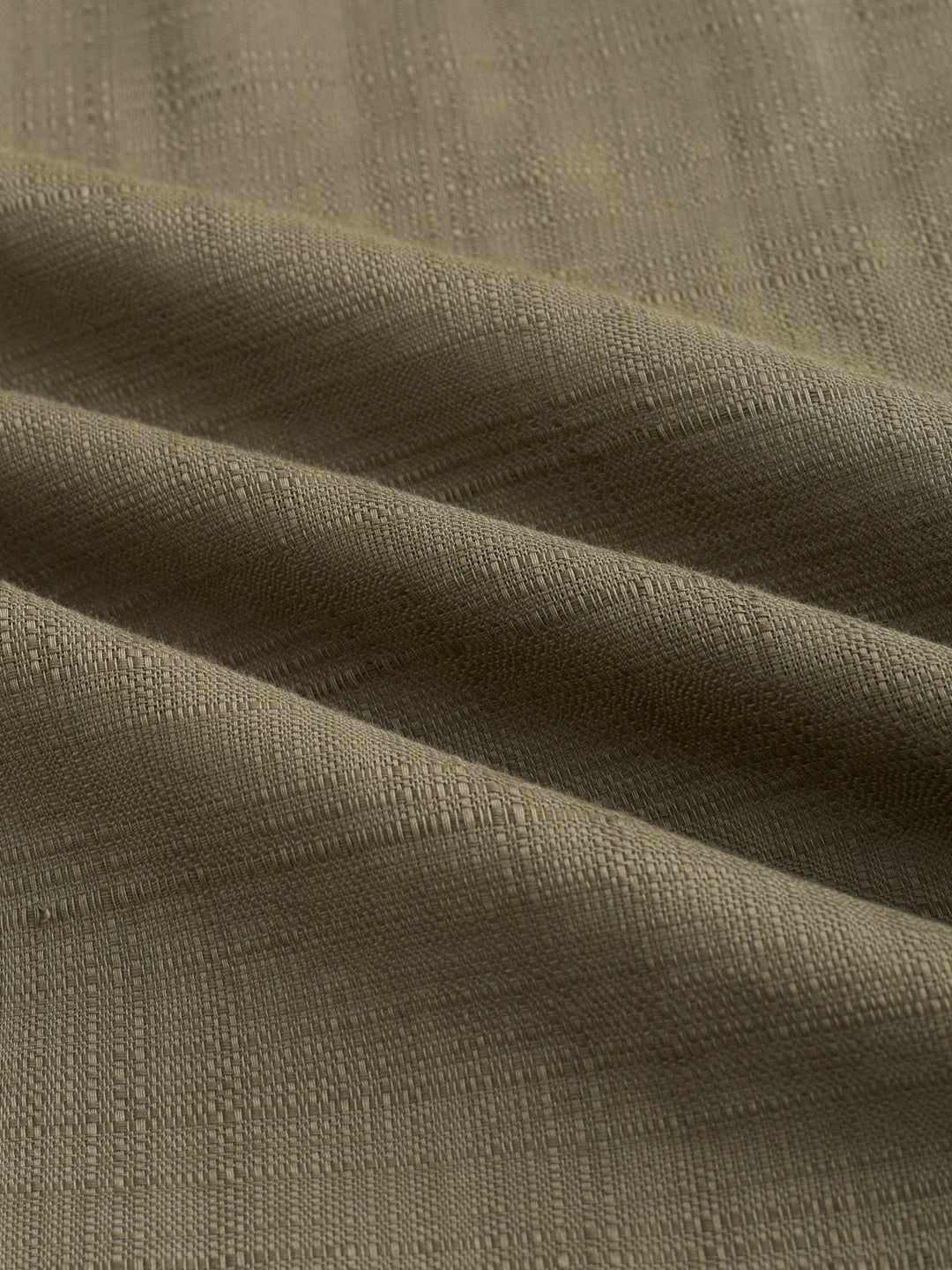 Asparagus Green Textured Weave Shirt