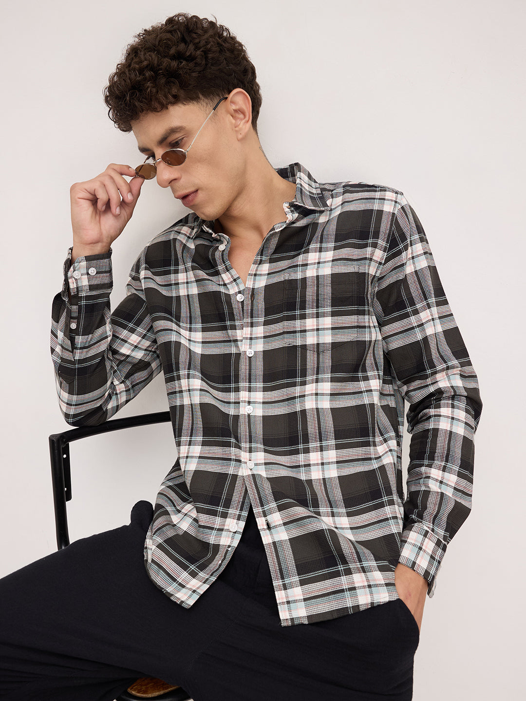Evergreen Plaid Checks Opulent Shirt