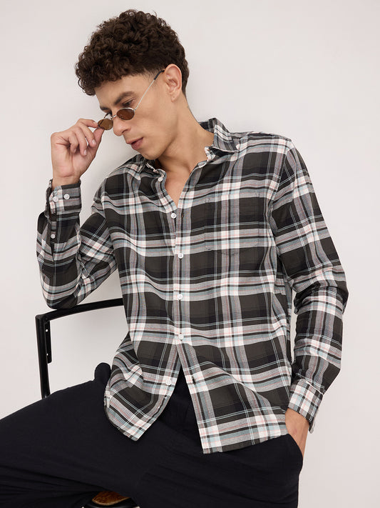 Evergreen Plaid Checks Opulent Shirt