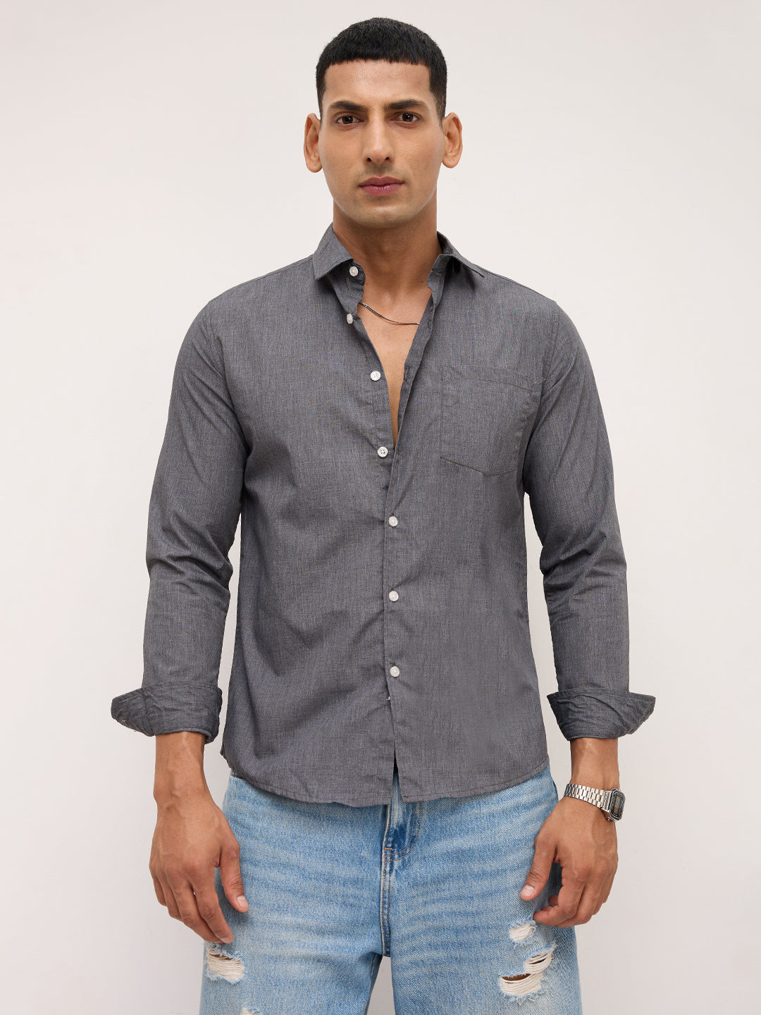 The Midnight Slate Essential Shirt