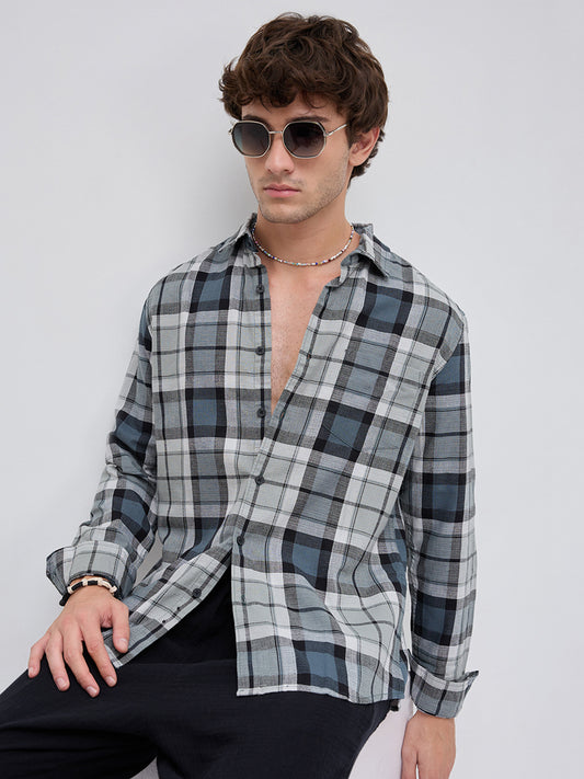 Evergreen Elite Cyber Grid Shirt