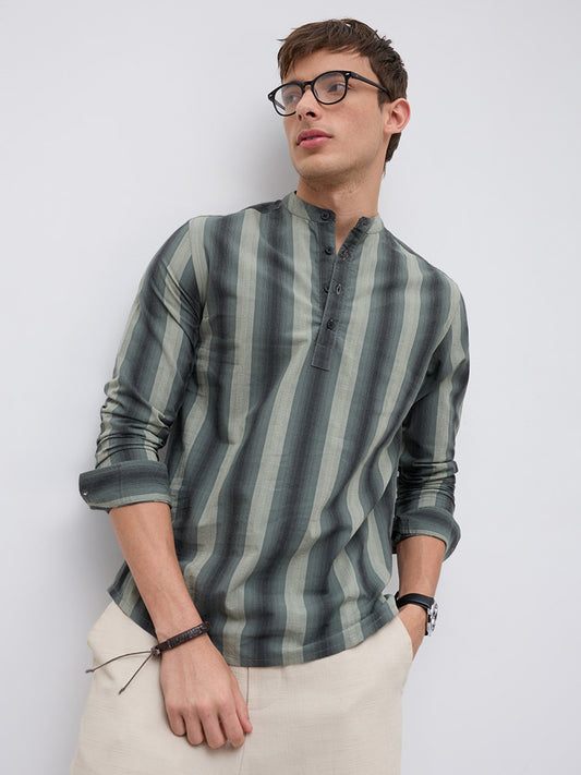 Forest Rhythm Multi Stripes Kurta