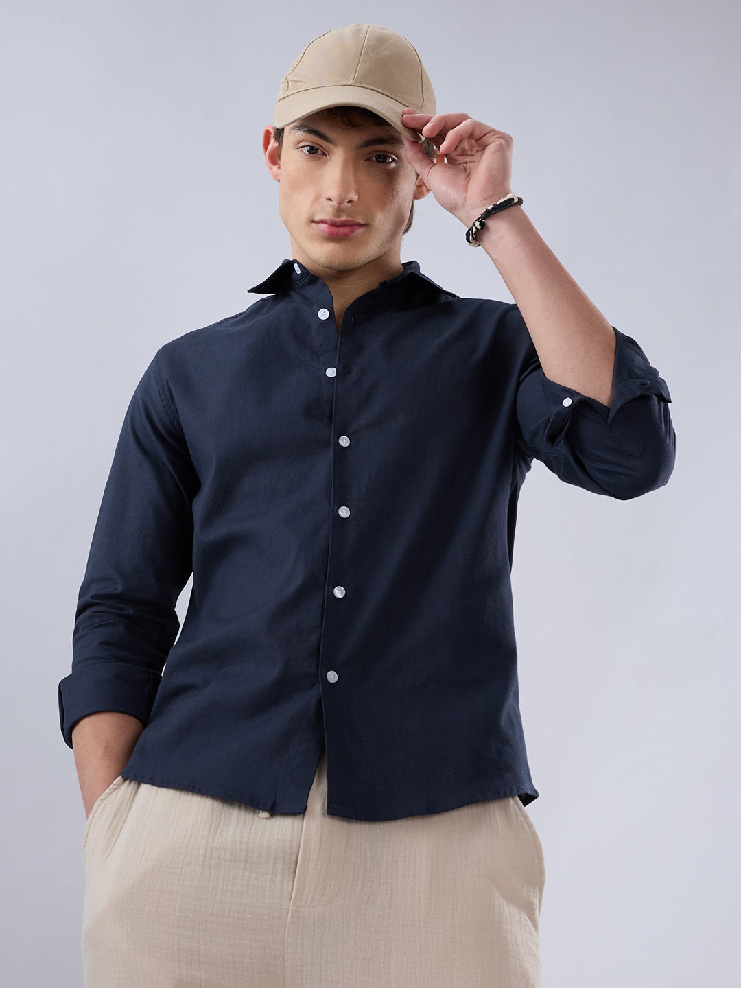 Solid Navy Everyday Shirt