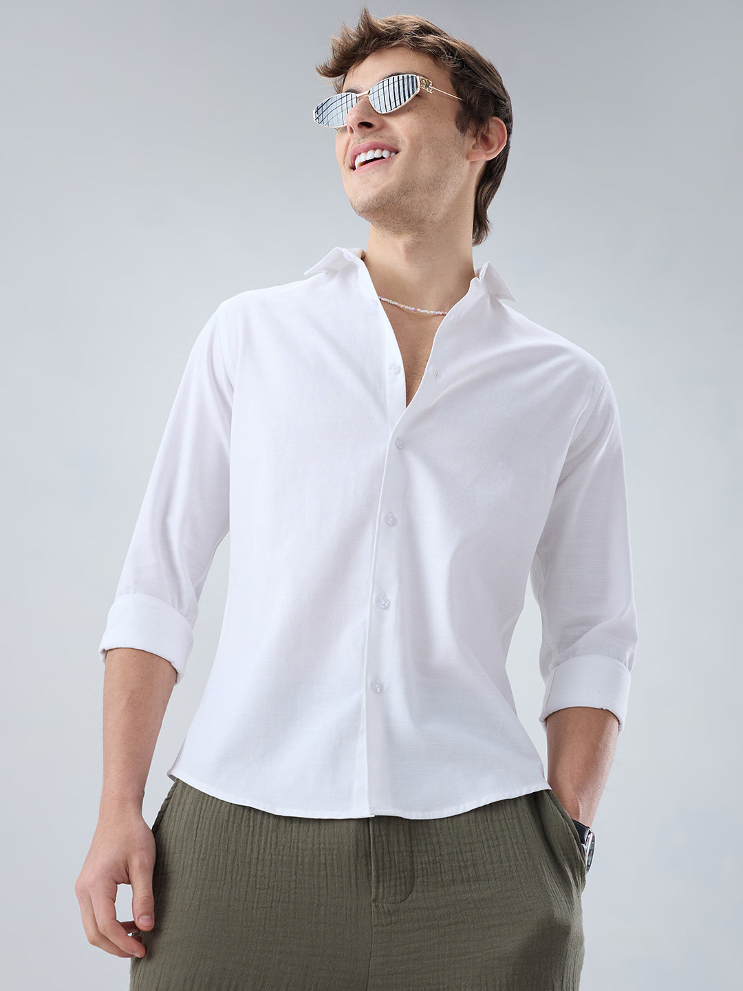 Solid White Everyday Shirt