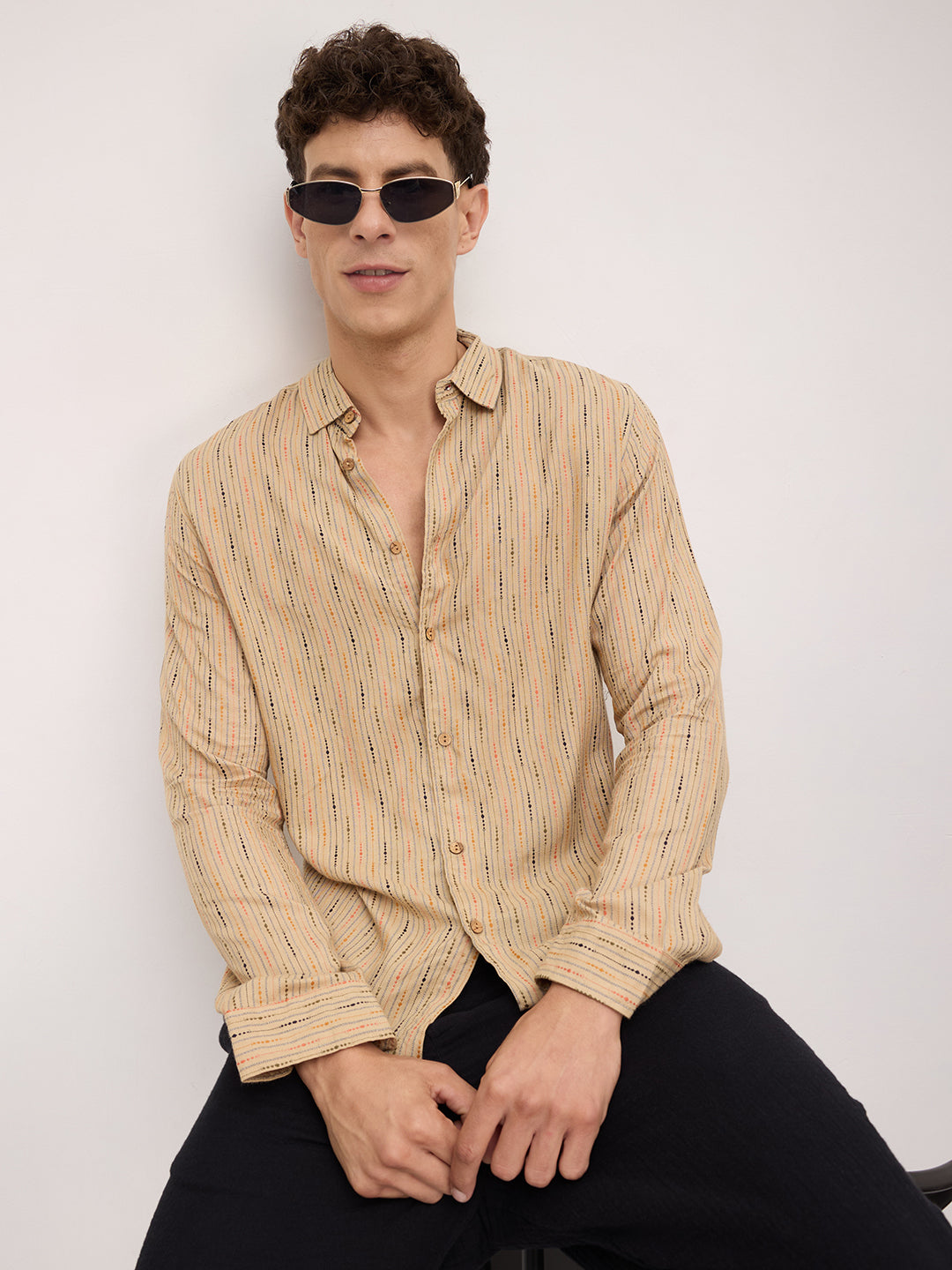 Sunkissed Beadtrail Pecan Pie Beige Shirt