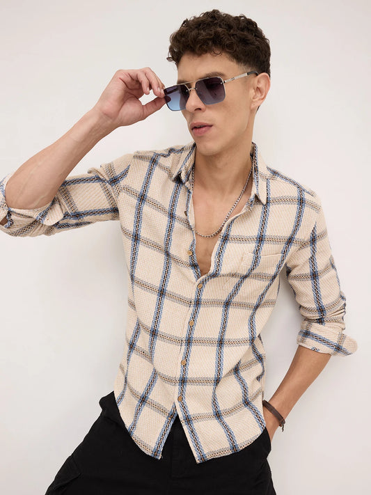 Premium Cotton Multicolor Checked Shirt