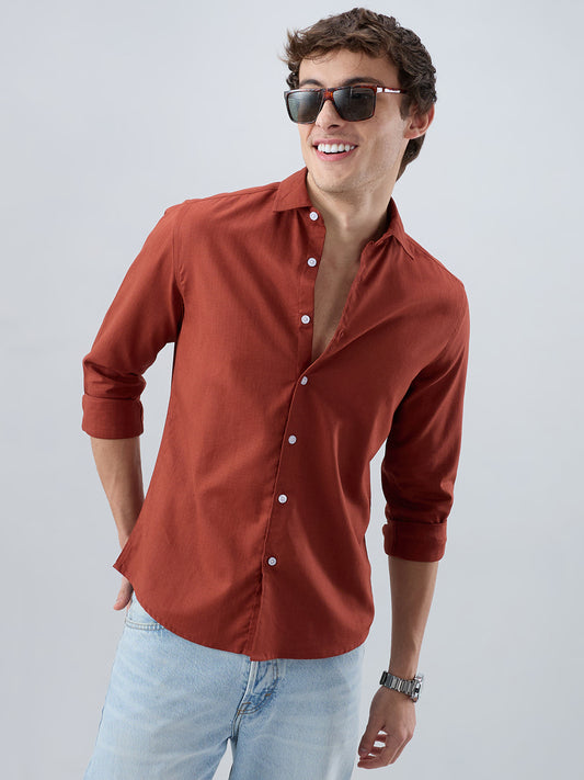 Solid Rust Everyday Shirt