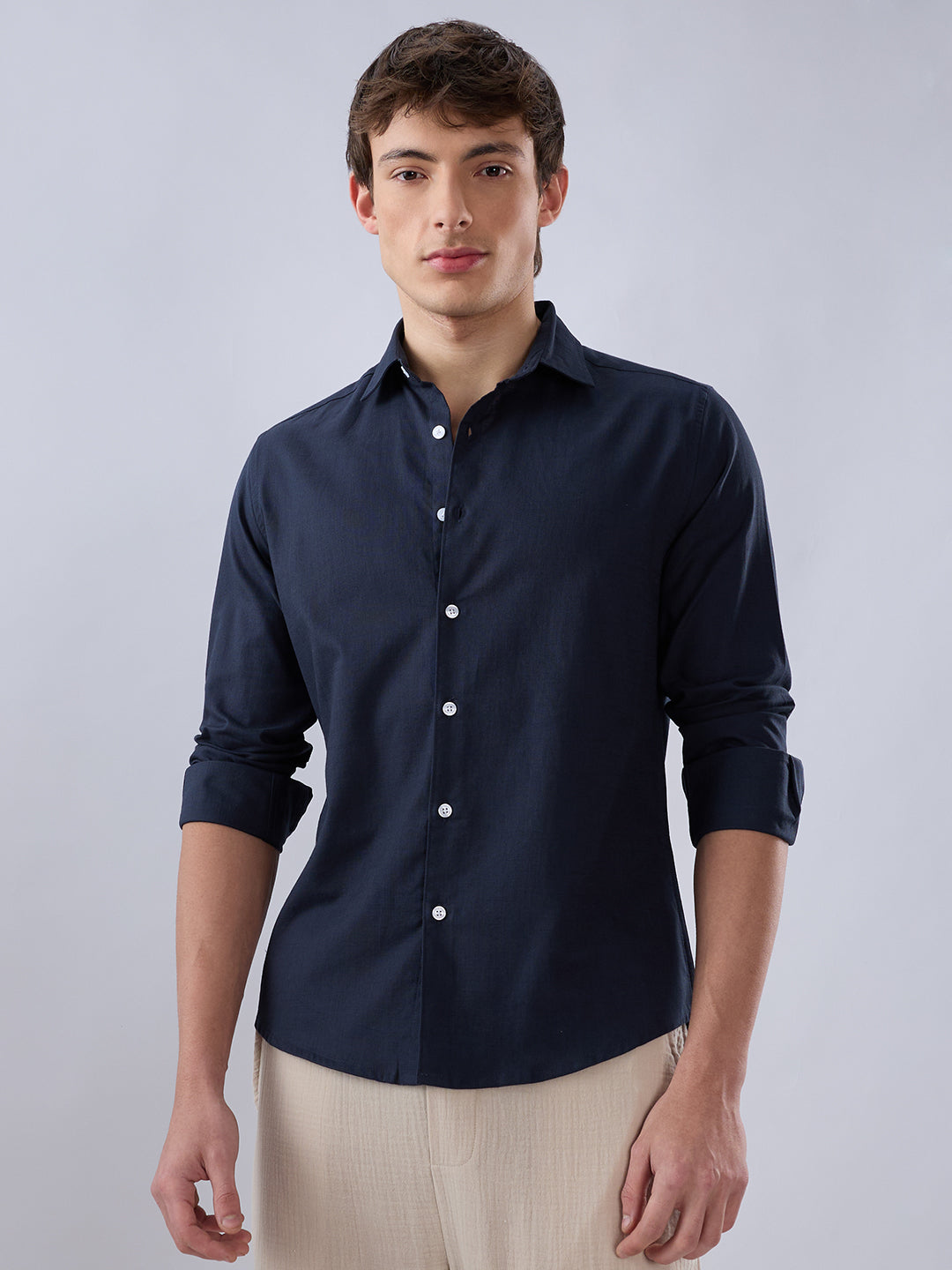 Solid Navy Everyday Shirt