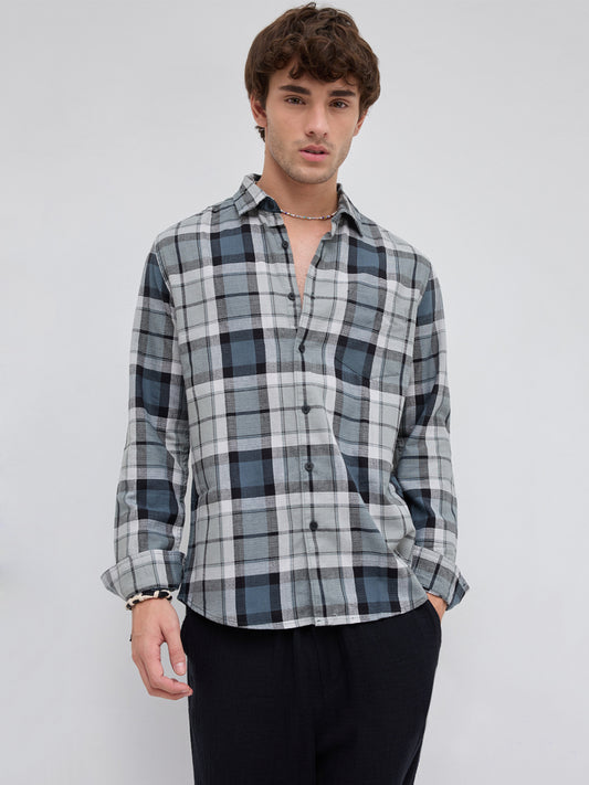 Evergreen Elite Cyber Grid Shirt