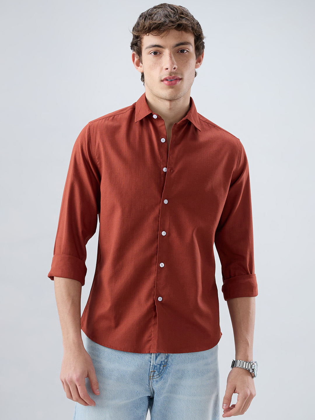 Solid Rust Everyday Shirt