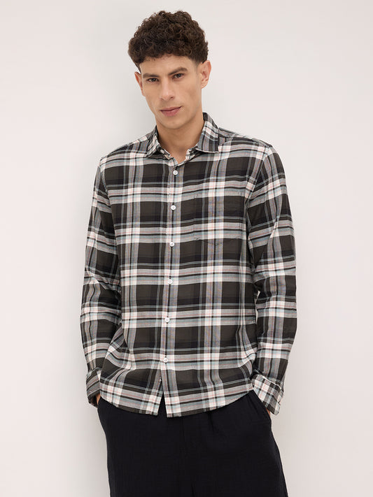 Evergreen Plaid Checks Opulent Shirt