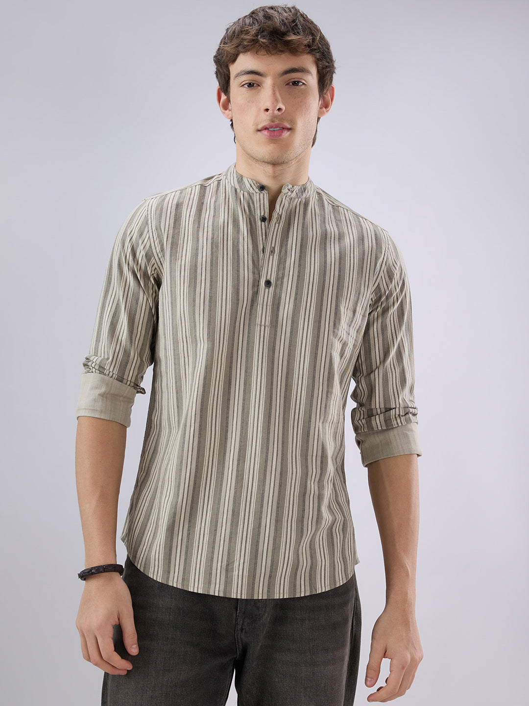 Elegant Grey Multicolor Kurta