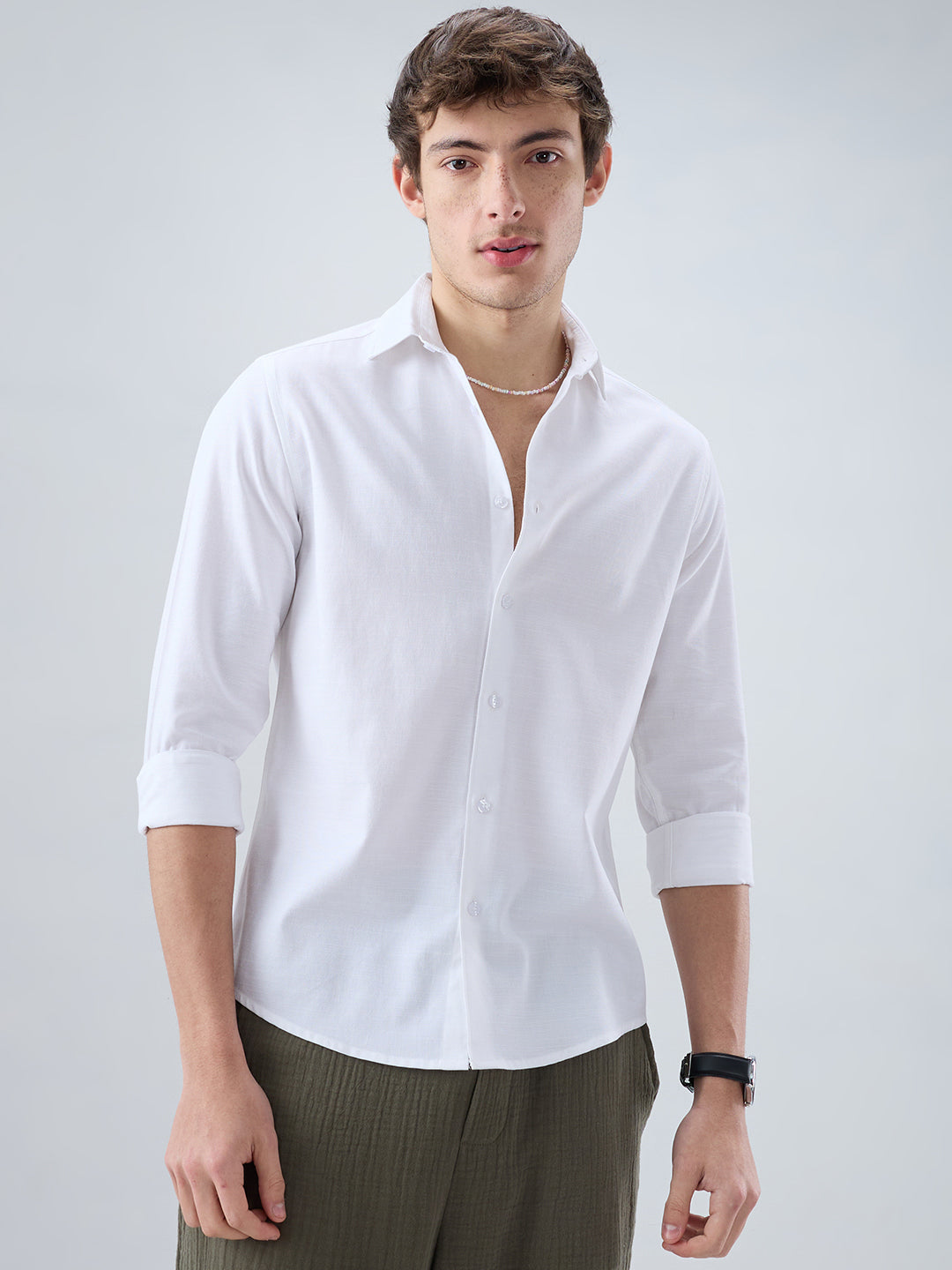 Solid White Everyday Shirt