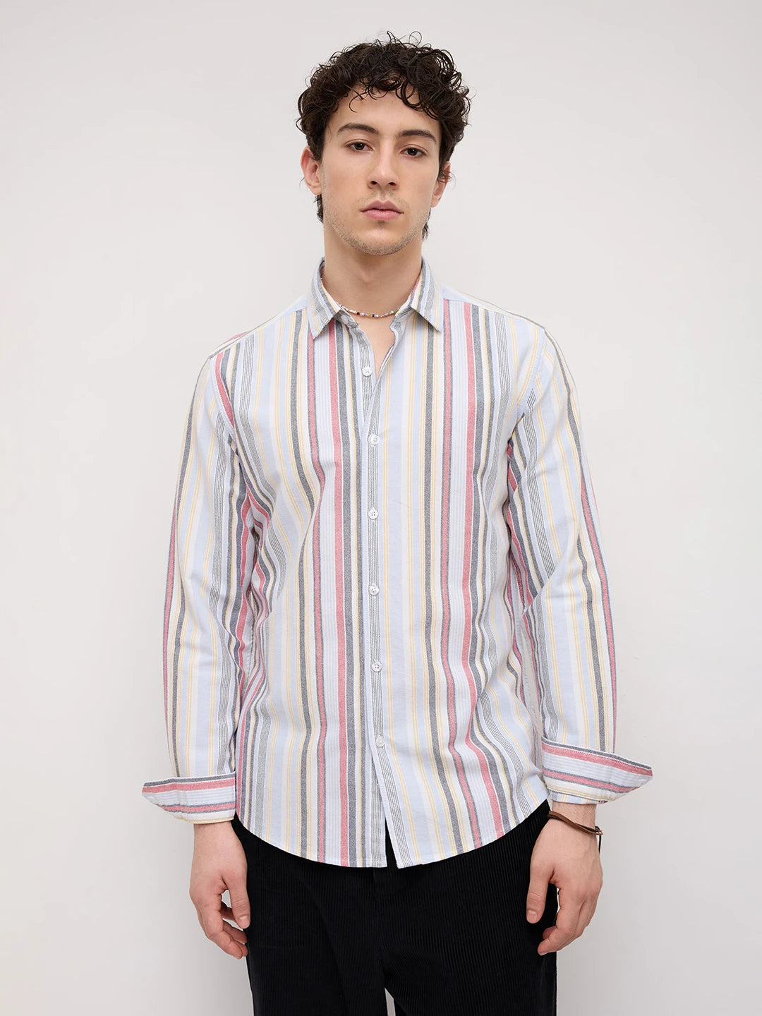 Sabulous Broad Multicolor Striped Shirt