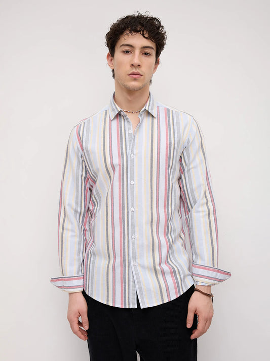 Sabulous Broad Multicolor Striped Shirt