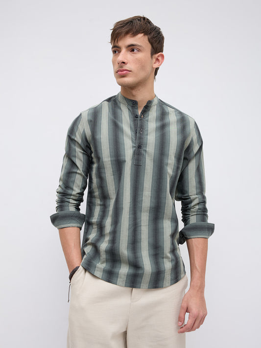 Forest Rhythm Multi Stripes Kurta