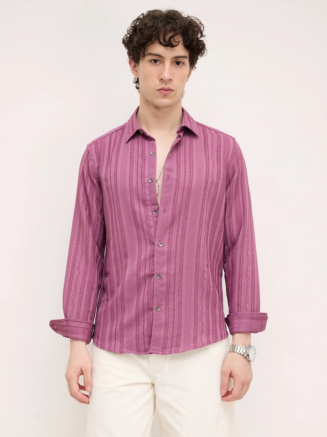 Dustrose Parallel Weave Dobby Luxe Shirt