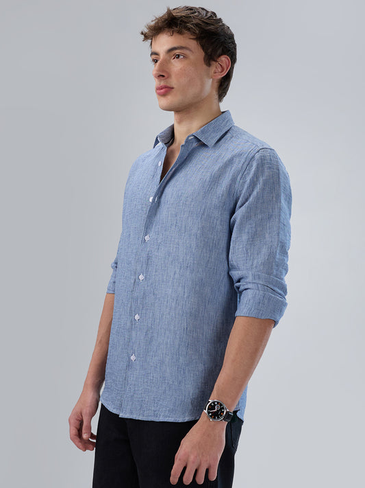 Carolina Blue Textured Shirt