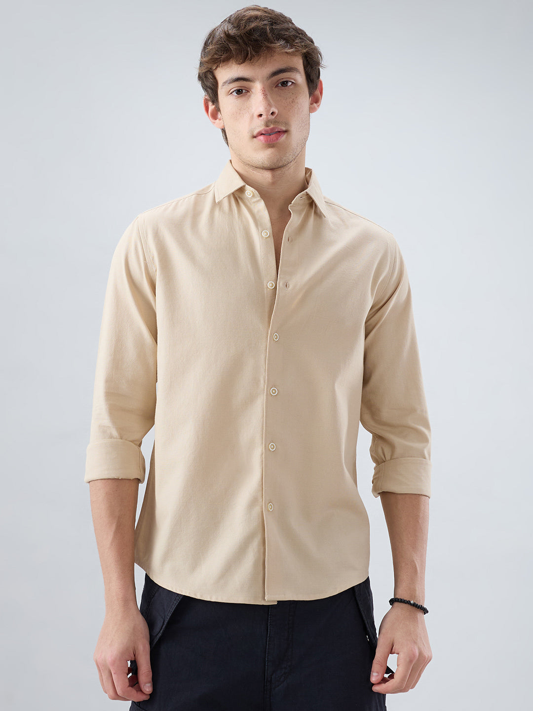 Classic Sand Beige Everyday Shirt