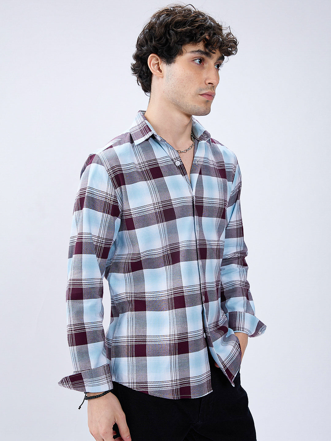 Premium Cotton Arcticwine Retrogrid Everyday Shirt