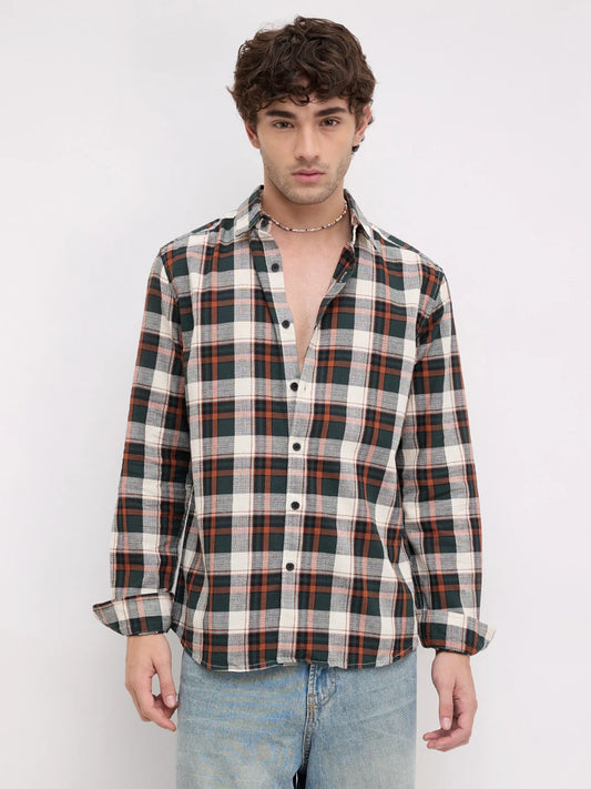 Tartan Pop Multicolor Check Shirt