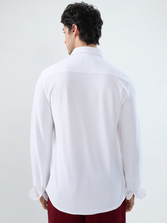 Snow White Everyday Textured Shirt