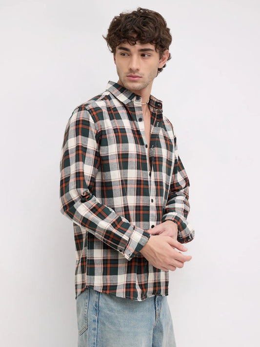 Tartan Pop Multicolor Check Shirt