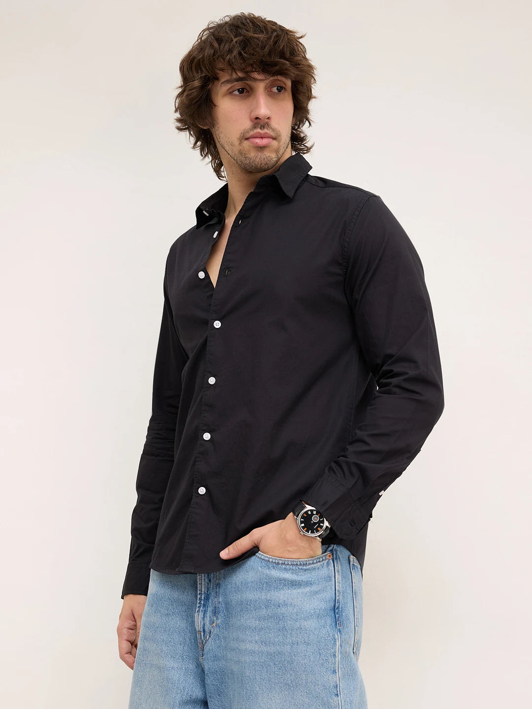 Timeless Jet Black Shirt