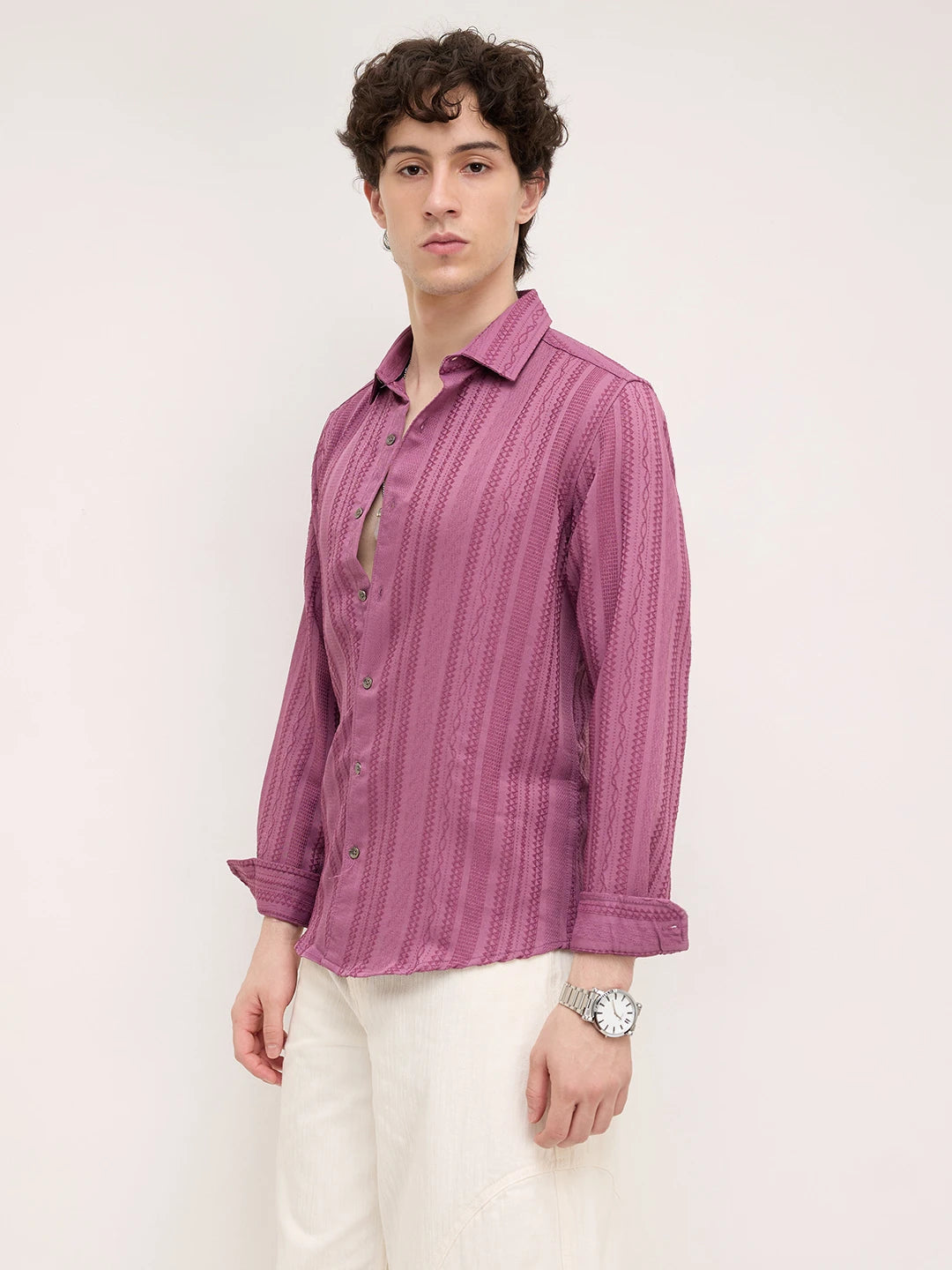 Dustrose Parallel Weave Dobby Luxe Shirt
