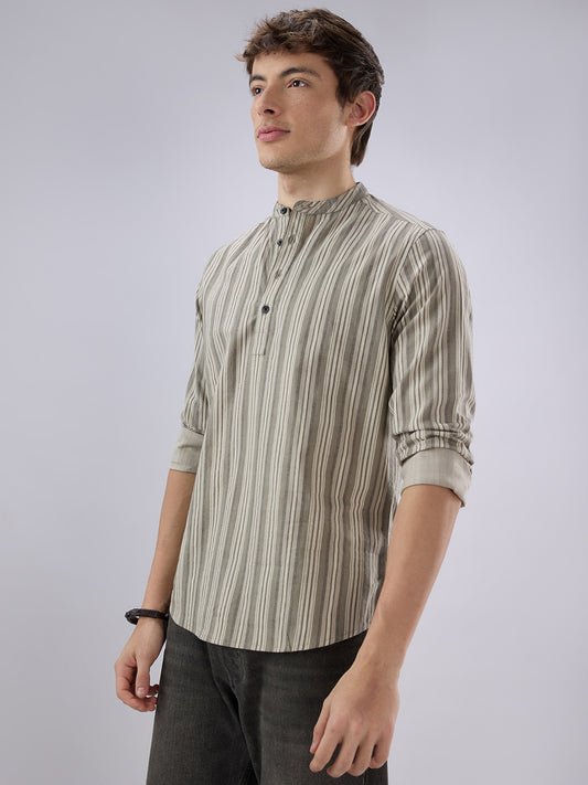 Elegant Grey Multicolor Kurta