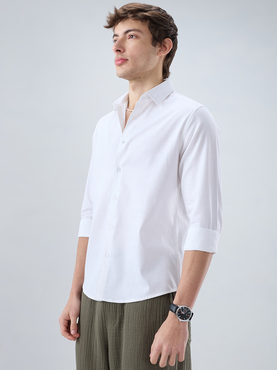 Solid White Everyday Shirt