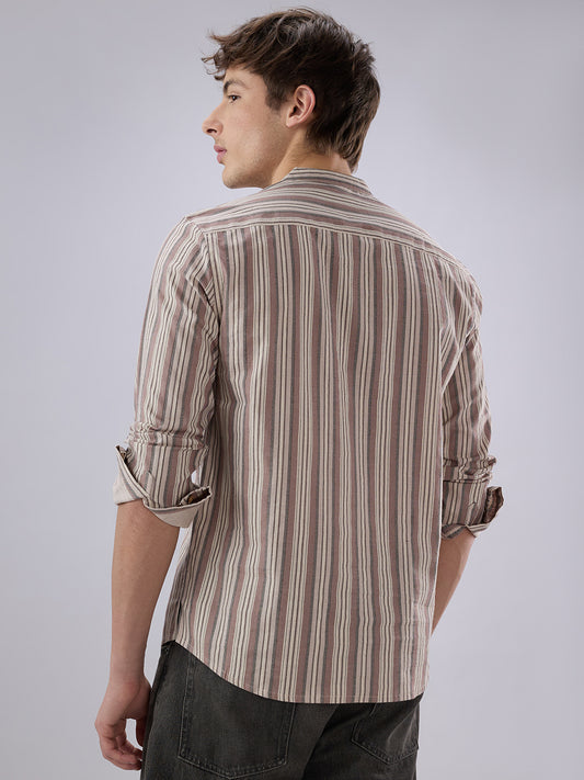 Classic Multicolor Half Placket Kurta
