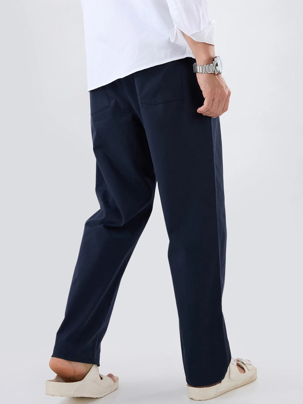 Midnight Navy Tapered Trousers