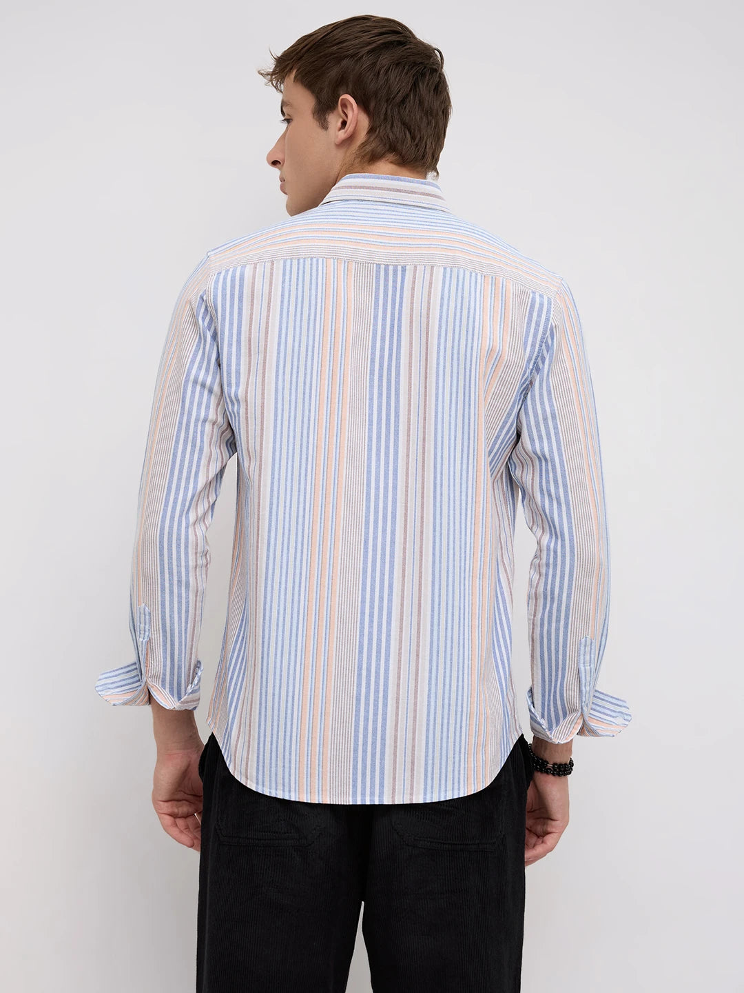 Seaside Blend Vertical Striped Everyday Shirt