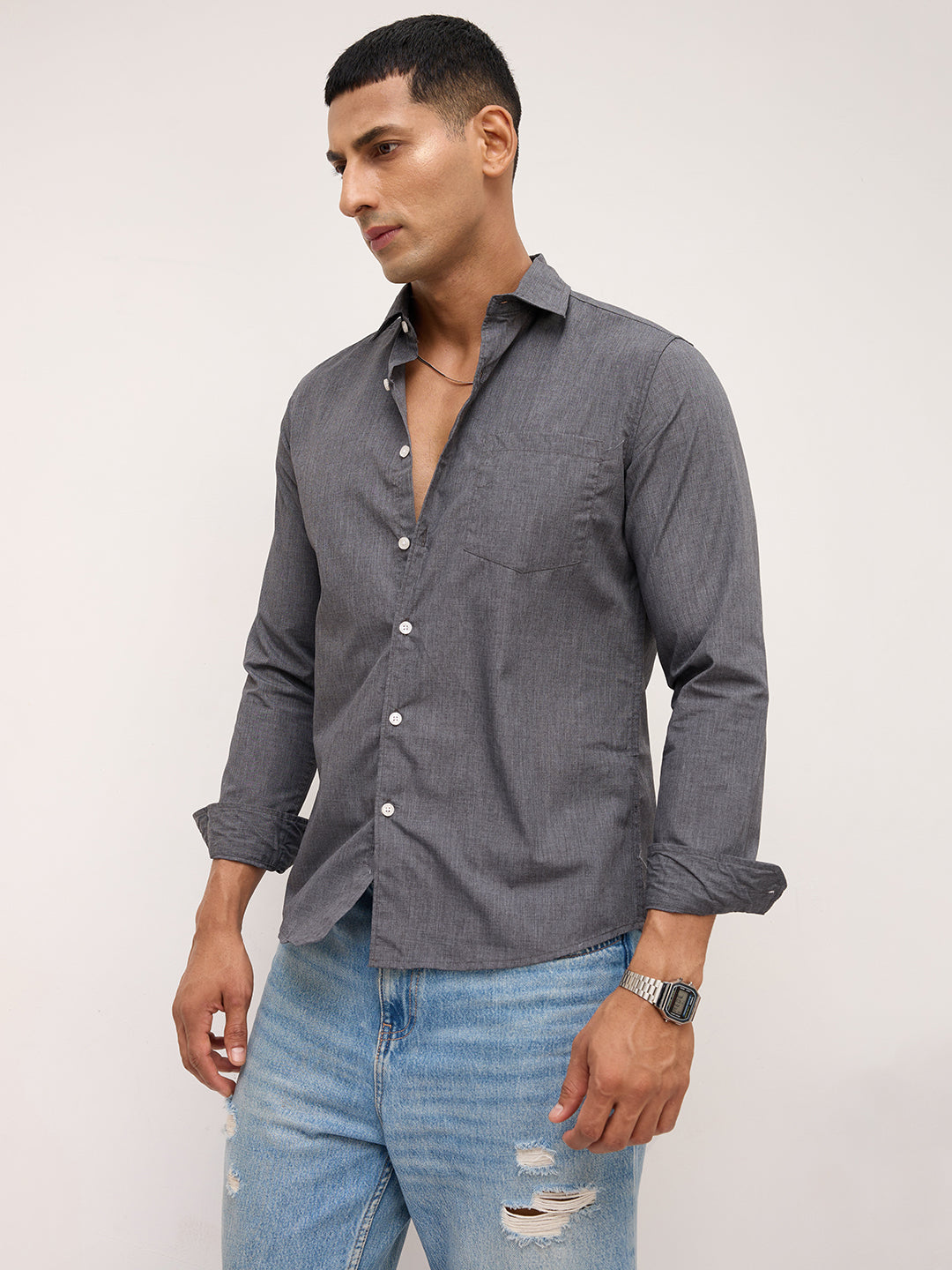 The Midnight Slate Essential Shirt