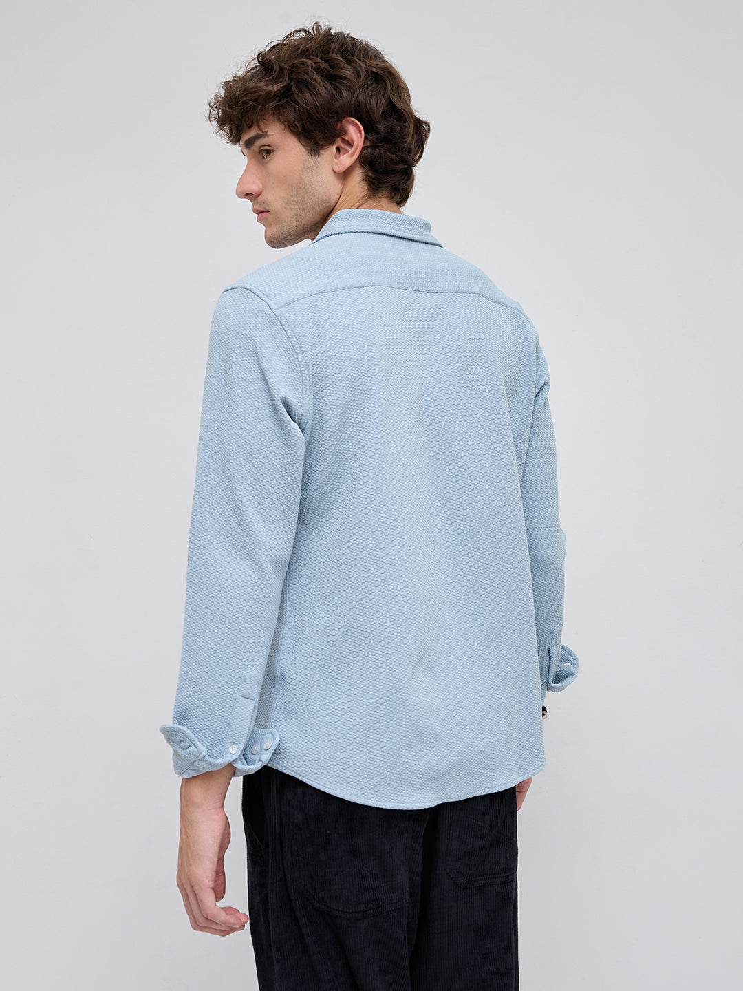 Arctic Blue Premium Horizon Weave Shirt – Vastrado