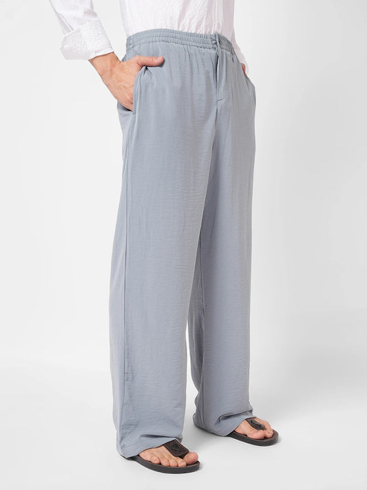 Squelchy Greyish Blue Wide Leg Trousers