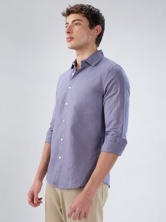Dusty Lavender Linen Luxe Shirt
