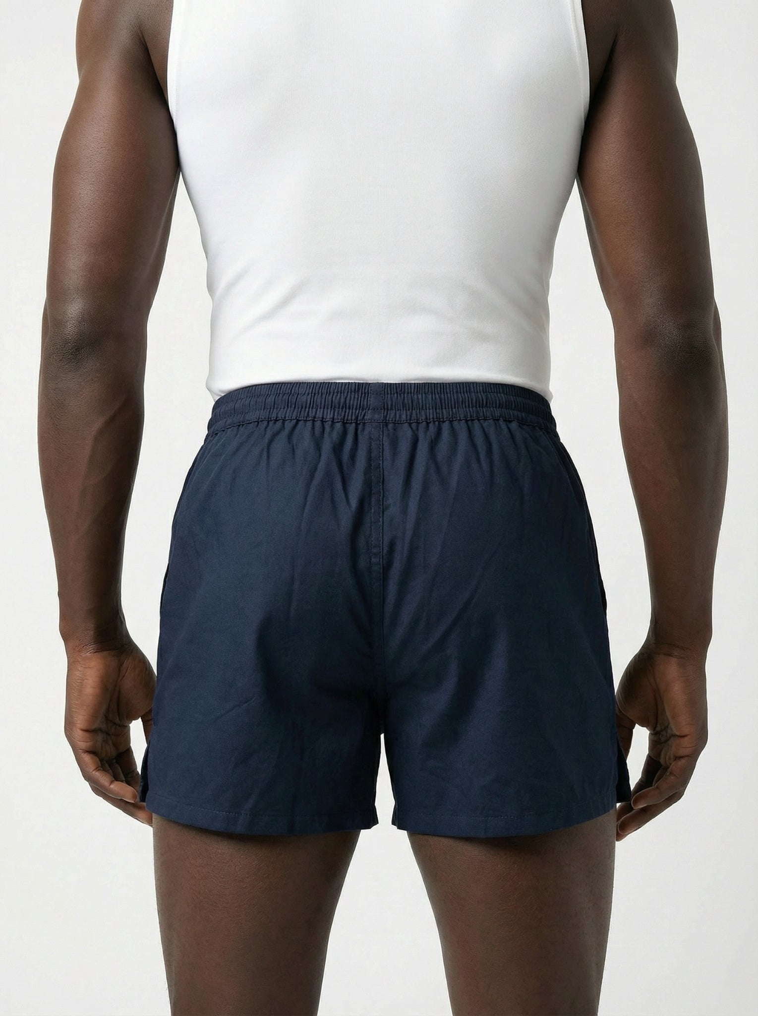 Shamrock Green Checks & Solid Navy Boxers