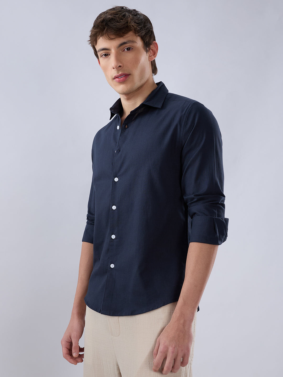 Solid Navy Everyday Shirt