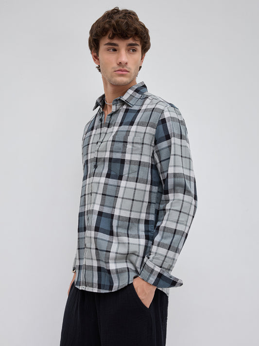 Evergreen Elite Cyber Grid Shirt