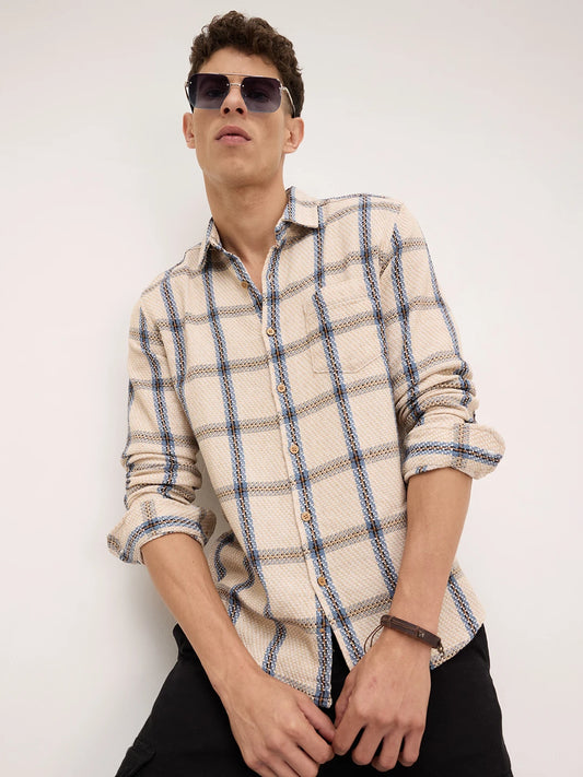 Premium Cotton Multicolor Checked Shirt