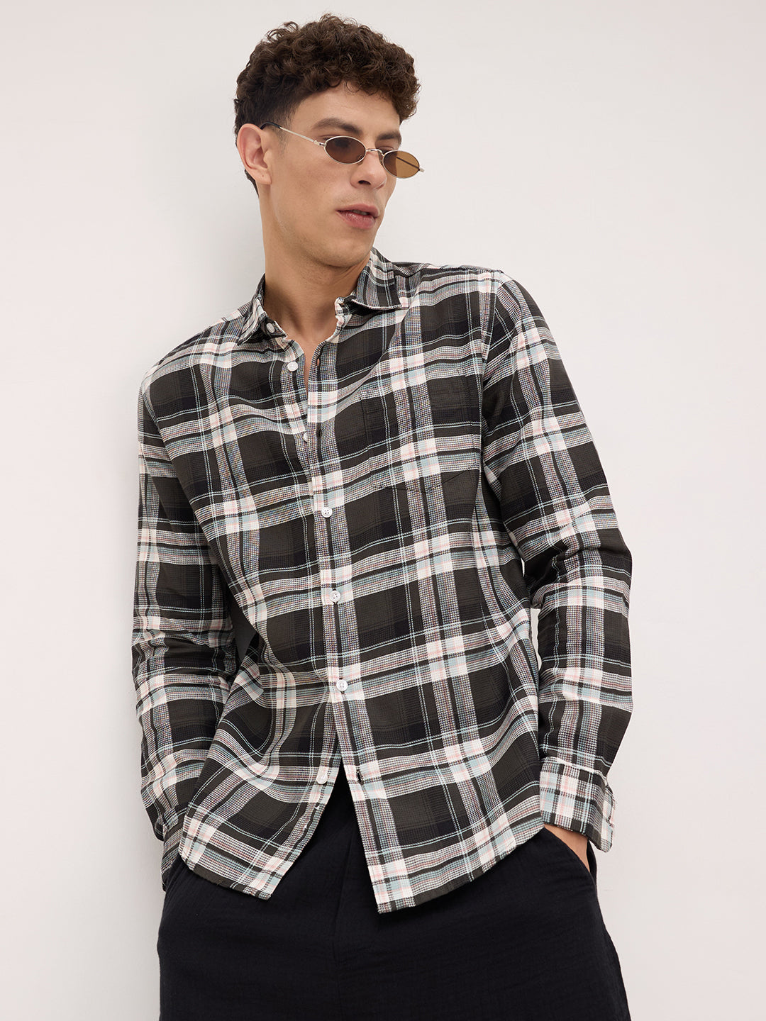 Evergreen Plaid Checks Opulent Shirt
