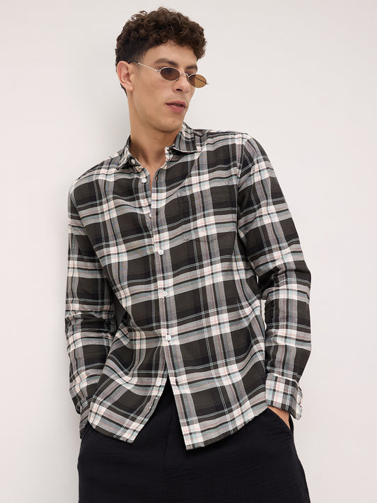 Evergreen Plaid Checks Opulent Shirt