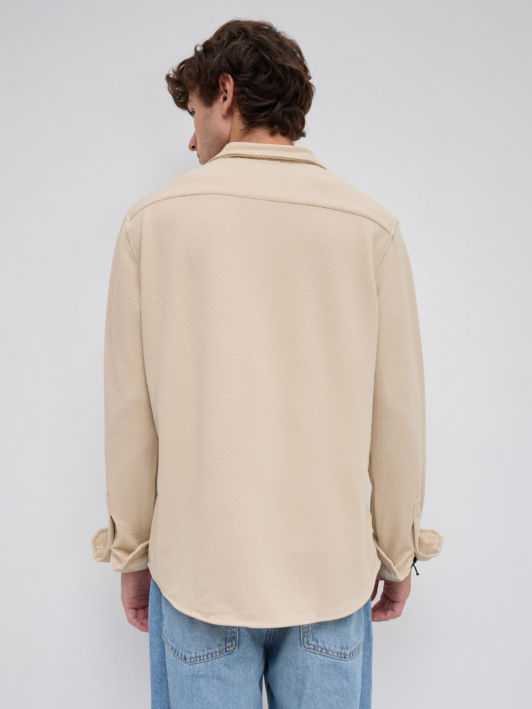 Beige Premium City Coastline Casual Shirt